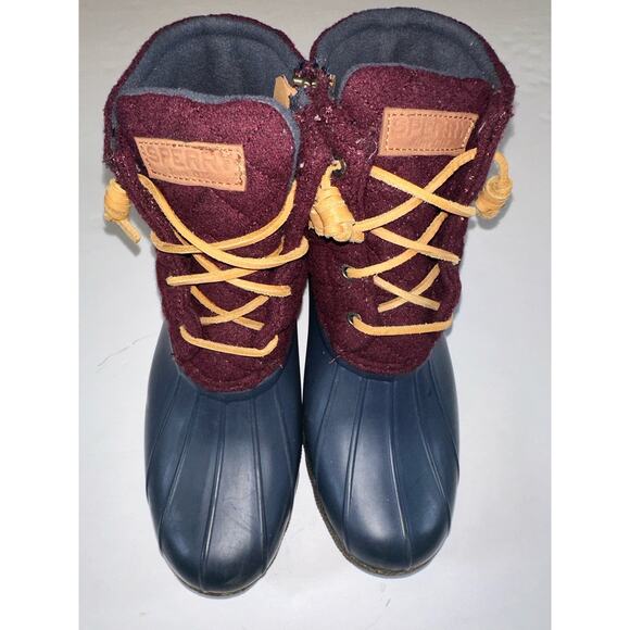 Sperry Top-Sider Women's Size 7.5M Saltwater Quilted Wool Rain Boot - Picture 2 of 7